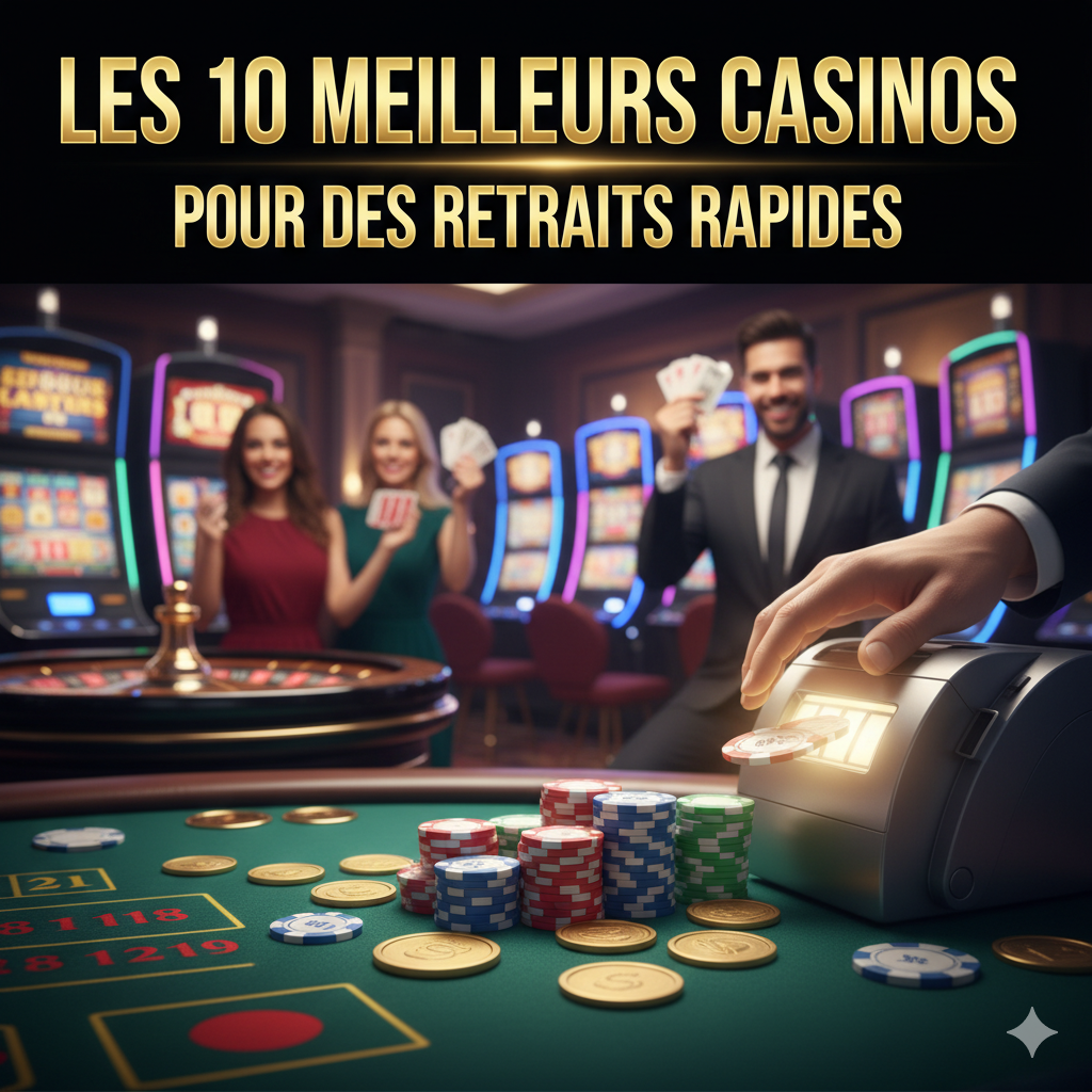 Les 10 Meilleurs Casinos pour des Retraits Rapides